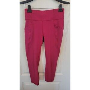 Women's Lululemon Time To Sweat Crop Ruby Red
